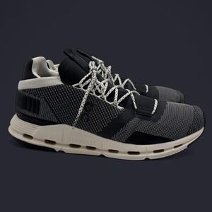 On Cloudnova black/white trainers men's 9.5